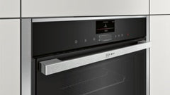 B47FS34N0B FullSteam combination oven Stainless steel