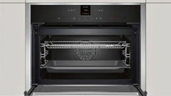 Compact oven with microwave C17MR02N0B Stainless steel