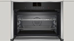 Compact oven with microwave C17MS32N0B Stainless steel
