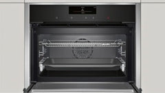Compact oven with microwave C18MT33N0B Stainless steel