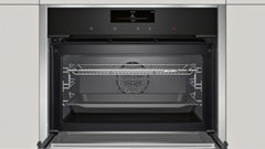 Compact oven with microwave C18MT36N0B Stainless steel
