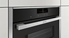 Compact oven with microwave C18MT37N0B Stainless steel