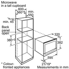 Series 3 C54L60S3GB Microwave oven Black
