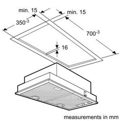 D5855X0GB Canopy hood Silver metallic grey