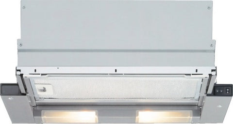Telescopic hood DHI635HGB Silver metallic lacquer