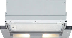 Telescopic hood DHI635HGB Silver metallic lacquer