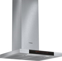Slimline box style 60 cm wide Chimney extractor hood DWB068J50B Brushed steel