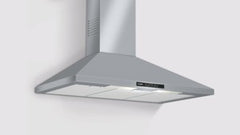 Classixx Chimney extractor hood DWW09W450B brushed steel