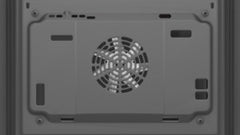 Classixx Built-in single multi-function oven HBA23B150B brushed steel