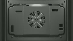 Built-in single multi-function activeClean oven HBA63B251B brushed steel