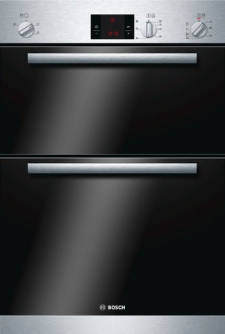 HBM13B151B brushed steel Built-in double multifuction oven
