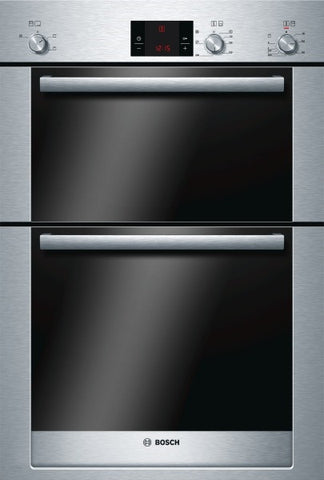 Exxcel Built-in double multi-function oven HBM13B550B brushed steel