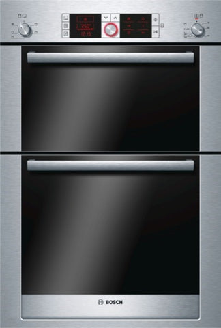 Logixx Built-in double multi-function oven HBM56B551B brushed steel