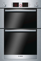 Logixx Built-in double multi-function oven HBM56B551B brushed steel