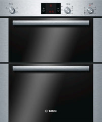 Classixx Built-under double hot air oven HBN13B251B brushed steel