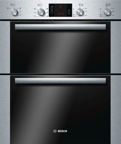 Classixx Built-under double multi-function oven HBN43B250B brushed steel