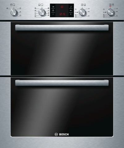 Exxcel Built-in double multi-function oven HBN53R550B brushed steel