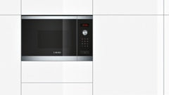HMT75G654B brushed steel Compact microwave oven