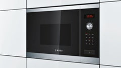 HMT75G654B brushed steel Compact microwave oven