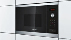 HMT75M654B brushed steel Compact microwave oven