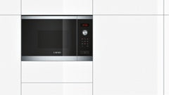 HMT75M654B brushed steel Compact microwave oven