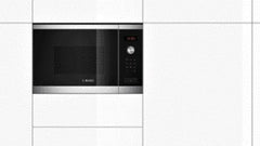 HMT84M654B brushed steel Compact microwave oven