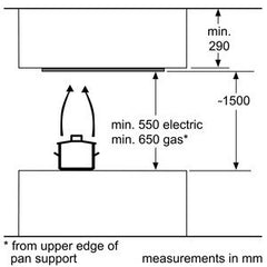 Ceiling mounted Ceiling hood I99C68N1GB 90 cm wide