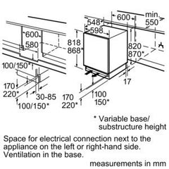 K4316X7GB  Built-in fridge