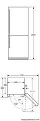 K5885X4GB Full frost free, Freestanding fridge freezer Stainless steel fingerprint free