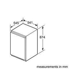 Built-in fridge KI1212S30G Sliding hinge