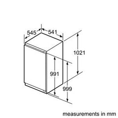 Built-in fridge KI1312F30G Fixed hinge