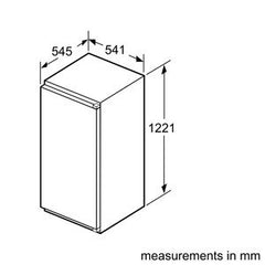 Built-in fridge KI1412S30G Sliding hinge