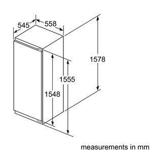 Built-in fridge KI2723F30G Easy Installation