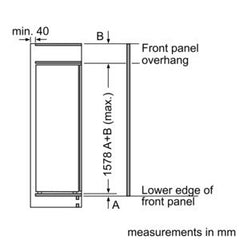 Built-in fridge KI2723F30G Easy Installation