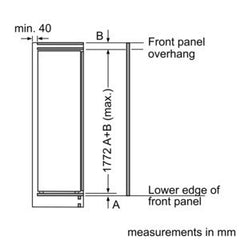 Built-in fridge KI2823F30G Easy Installation