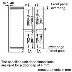 Built-in fridge/freezer KI7862F30G noFrost freezer