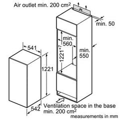 Built-in fridge KIR24V20GB