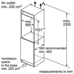 KIR31VS30G Built-in fridge