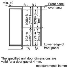 Built-in fridge-freezer KIS86AF30G Low frost