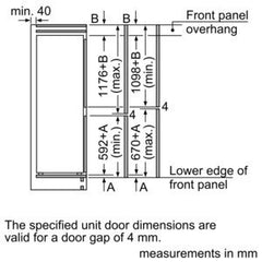 Built-in fridge-freezer KIV38X22GB