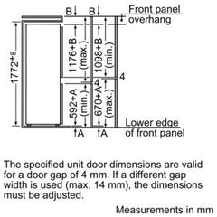 Built-in fridge-freezer KIV38X22GB