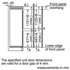 Built-in fridge-freezer KIV87VF30G Low frost