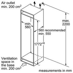 Built-in fridge-freezer KIV87VS30G Low frost