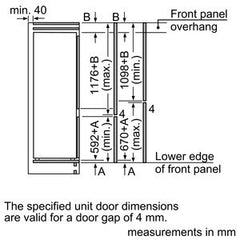 Built-in fridge-freezer KIV87VS30G Low frost