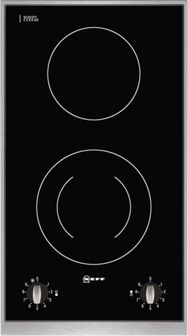 N14K30N2 Ceramic hob Black ceramic glass trimmed with stainless steel