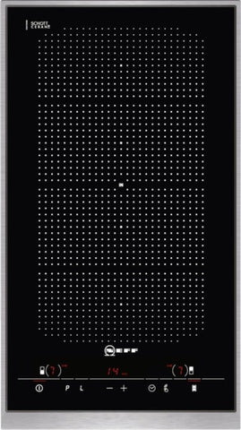 N54D30N2 Induction hob Black ceramic glass trimmed with stainless steel