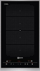 N54D30N2 Induction hob Black ceramic glass trimmed with stainless steel