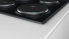 4 zone sealed plate electric hob NCT616C01 black