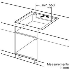 Logixx PIM875N14E black glass with stainless steel trim