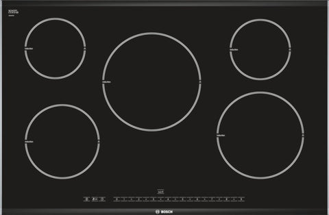 Logixx PIM875N14E black glass with stainless steel trim